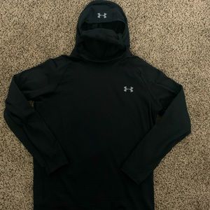 Men’s Under Armor Slim Fit Black Gaitor Hoodie XL